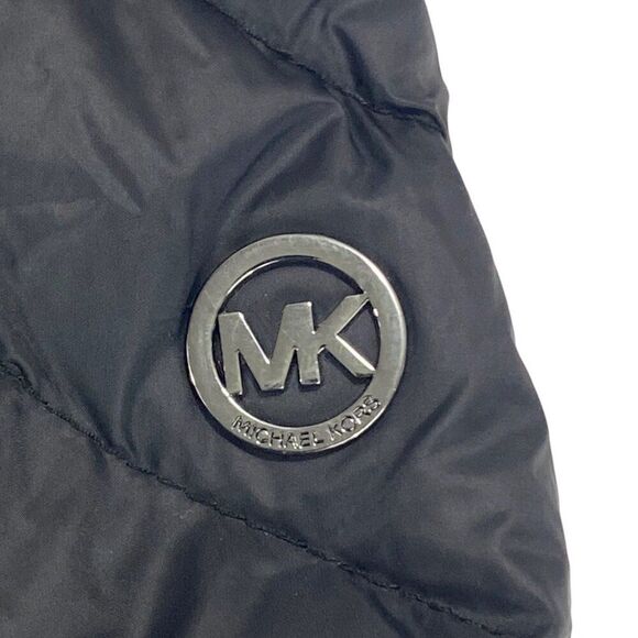 Michael Kors Womens Packable Puffer Down Coat | XS | Black | Hooded - Picture 8 of 14